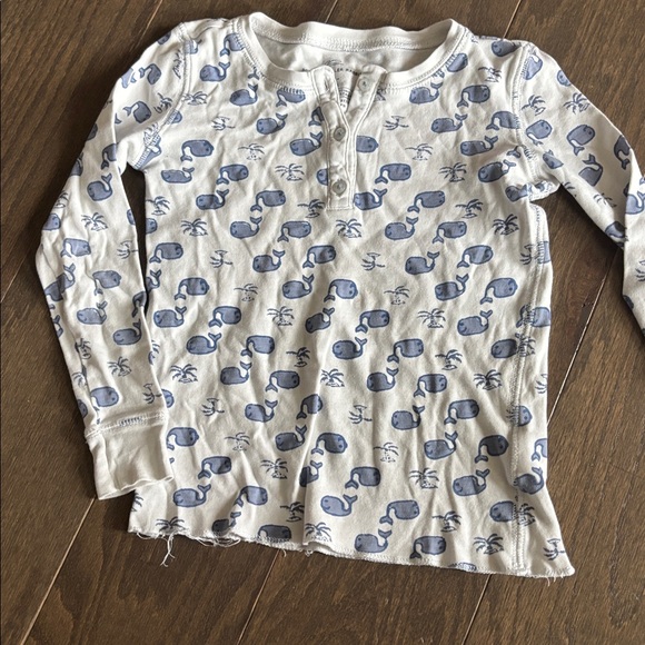 Roberta Roller Rabbit whale print pajamas 6 - Picture 2 of 8